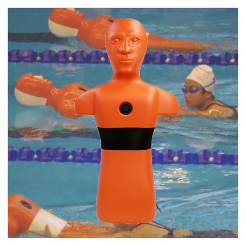 Lebensrettendes Modell Zur Wasserrettung, Wiederverwendbare, Simulations-Trainingspuppe, Einfach Zu Verwenden for Schwimmbäder Zu Hause(Orange) von Generisch