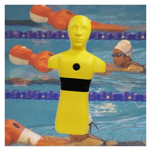 Lebensrettendes Modell Zur Wasserrettung, Wiederverwendbare, Simulations-Trainingspuppe, Einfach Zu Verwenden for Schwimmbäder Zu Hause(Yellow) von Generisch