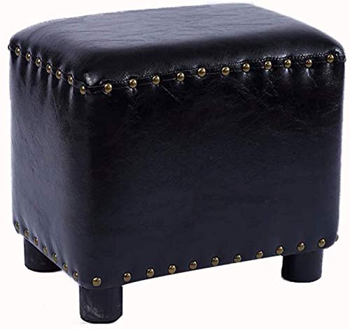 Leder-Fußhocker, Ottomane für Schminktisch, Wohnzimmer, Fußhocker, Couchtisch, Sofa-Bank – Zuhause, kreative Schuhbank, Erwachsenen-Fußstütze, Heimdekoration Leder-Fußhocker, Ottomane für Schminktisch, Wohnzimmer, Fußhocker, Couchtisch, Sofa-Bank – Zuhause, kreative Schuhbank, Erwachsenen-Fußstütze, Heimdekoration von Generisch