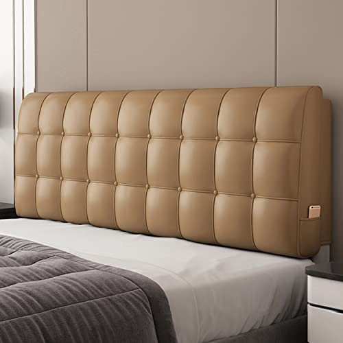 Leder-Polstertes Lesekissen mit abnehmbarem Schonbezug, rechteckig, für Bett, Rückwand, Kopfteil, Nackenrolle, 160 cm Leder-Polstertes Lesekissen mit abnehmbarem Schonbezug, rechteckig, für Bett, Rückwand, Kopfteil, Nackenrolle, 160 cm von Generisch
