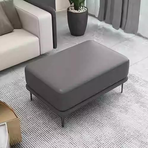 Leder-Pouf, Fußhocker und Ottoman-Fußstütze, vielseitig, gepolstert, übergroßer Sitz für Wohnzimmer, Schlafzimmer oder Eingangsbereich Leder-Pouf, Fußhocker und Ottoman-Fußstütze, vielseitig, gepolstert, übergroßer Sitz für Wohnzimmer, Schlafzimmer oder Eingangsbereich von Generisch