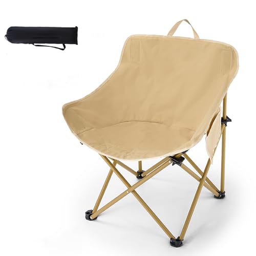 Leichter faltbarer Campingstuhl mit Seitentaschen und Tragetasche, bequemes Design für Strand, Picknick, Wandern, Angeln von Generisch