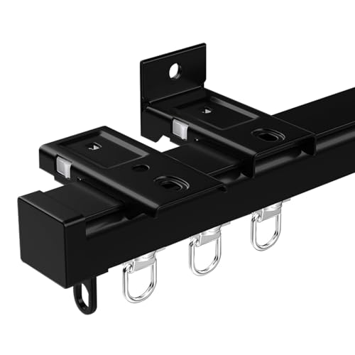 Leise Vorhangschiene für Decke oder Wand, einfache Installation, ideal für Raumteiler in Wohnräumen und Schlafzimmern Leise Vorhangschiene für Decke oder Wand, einfache Installation, ideal für Raumteiler in Wohnräumen und Schlafzimmern von Generisch