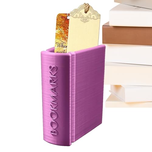Lesezeichen Ständer,Bücherförmiges Display-Ständer - Multifunktionale Tischdekoration Mit Großem Stauraum – Praktischer Schulbedarf Für Täglichen Gebrauch von Generisch