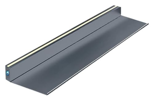 Leuchtendes schwebendes Wandregal mit LED-Licht, Aluminiumlegierung, One-Touch-Steuerung, perfekt für Schlafzimmer, Küche, Wohnzimmer, Büro, modernes Design, 1 Stück Leuchtendes schwebendes Wandregal mit LED-Licht, Aluminiumlegierung, One-Touch-Steuerung, perfekt für Schlafzimmer, Küche, Wohnzimmer, Büro, modernes Design, 1 Stück von Generisch