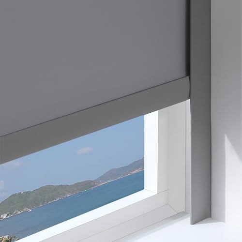 Lichtblockierende Streifen für Fensterrahmen, L-Form, Verdunkelungs-Seitenschienen, selbstklebend, flexibel, schneidbares PVC von Generisch