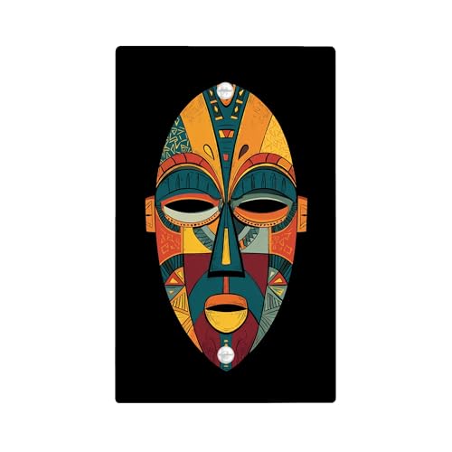 Lichtschalter-Abdeckplatte/Steckdosenabdeckungen, buntes Masken-Design für Wanddekoration, thermoplastische Wandplatten, Standard-Größe, blanko Abdeckplatte Lichtschalter-Abdeckplatte/Steckdosenabdeckungen, buntes Masken-Design für Wanddekoration, thermoplastische Wandplatten, Standard-Größe, blanko Abdeckplatte von Generisch