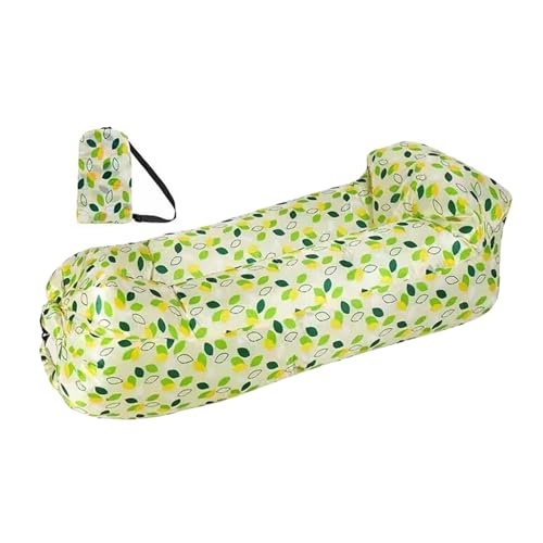 Liege Luftsofa – aufblasbare Couch | Faltbares aufblasbares Sofa | Camping-Luftliege | bequeme Sonnenliege | wasserdichte Möbelliege zum Sitzen Schlafen Reisen Film draußen von Generisch