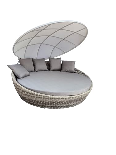 Liegeinsel Shell Lounge Harkers Island Wash Duo Strandkorbwerk von Generisch