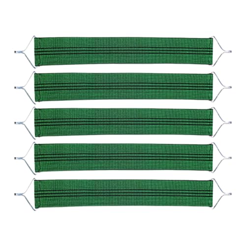 Liegestuhl Ersatzgürtel, Klappstuhl Ersatzstoff, Set von 5 verstärkten Lounge Stuhl Ersatzstoff, Starker tragender Reparaturteil von Liesingpass für Gartenterrasen von Generisch