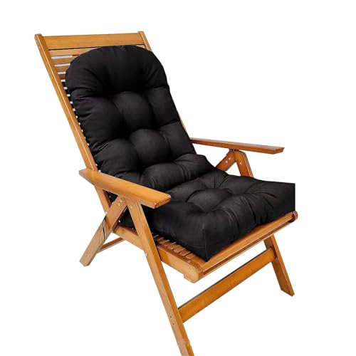 Liegestuhlkissen für Garten & Strandkorb - Hochlehner Kissen für bequemes Sitzen - Perfekt für Schaukelstühle und Entspannung im Freien Liegestuhlkissen für Garten & Strandkorb - Hochlehner Kissen für bequemes Sitzen - Perfekt für Schaukelstühle und Entspannung im Freien von Generisch
