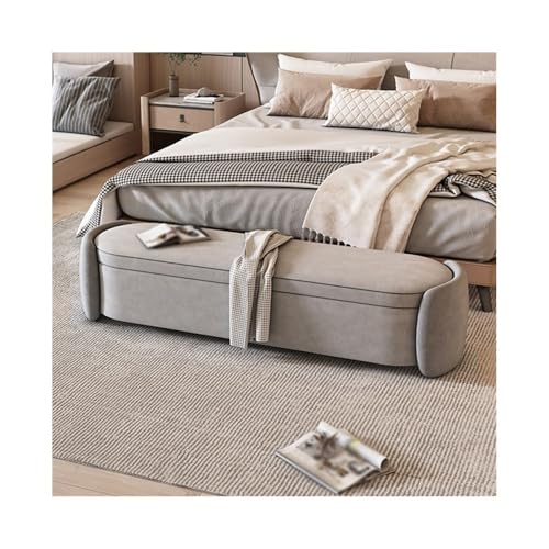 Light Luxury End of Bed Bench - Storage Couch for Master Bedroom, Dark Gray & Light Grey, Medium Size, Stylish Shoe Bank, Versatile Sofa Bench for Entrance & Bedroom Light Luxury End of Bed Bench - Storage Couch for Master Bedroom, Dark Gray & Light Grey, Medium Size, Stylish Shoe Bank, Versatile Sofa Bench for Entrance & Bedroom von Generisch
