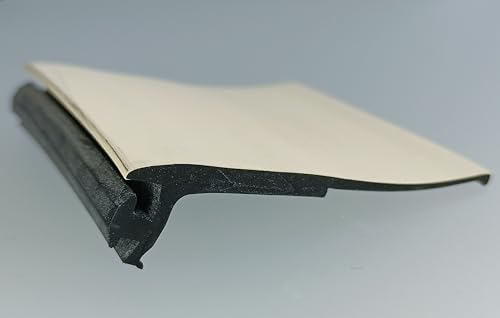 Lippendichtung 30 mm und 60 mm für Wandanschlussprofile Stegplatten Hohlkammerplatten Terrassenüberdachung (B-60/4 m Rolle) von Generisch