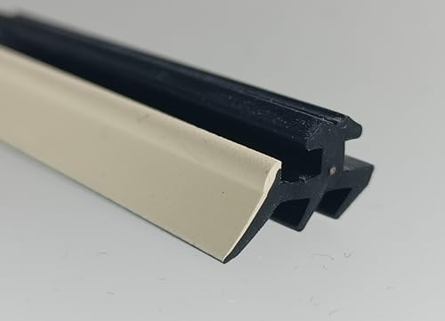 Lippendichtung L-2 weichmacherfreie Ersatzdichtung für Stegplatten-Profile Wintergarten Terrasse Vordach Carport Sprossendichtung (40 m Rolle) von Generisch