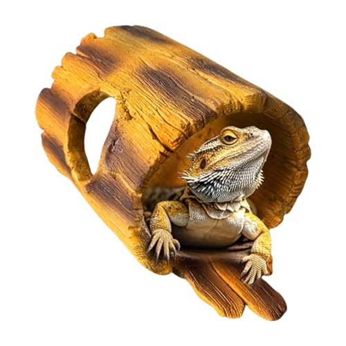 Lizard House, Terrarium Bearded Dragon Cave, Tree Texture Climbing Hideouts, Decorative Basking Spot, Resin Material, Perfect for Spiders Snakes Turtles Crabs Indoor Tank, 21x13x11cm Brown Lizard House, Terrarium Bearded Dragon Cave, Tree Texture Climbing Hideouts, Decorative Basking Spot, Resin Material, Perfect for Spiders Snakes Turtles Crabs Indoor Tank, 21x13x11cm Brown von Generisch