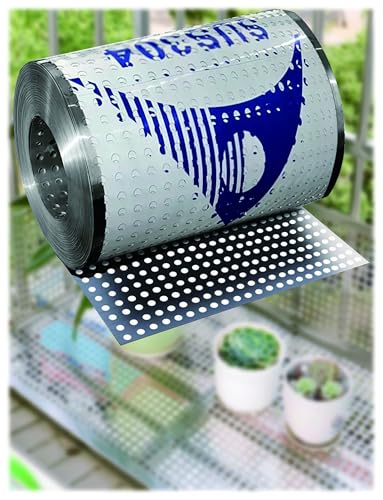 Lochblech aus Edelstahl 304, Streckmetallgitterplattensieb, dekorative Maschen for Lüftungsgitter, 10 mm Abstand, 0,8 mm Dicke(65x100cm/25.5x39.3in) von Generisch