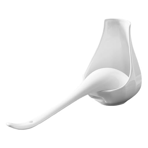 Löffelablage - Aufrechter Schöpflöffelhalter Pfannenwendenablage,Spülmaschinenfeste Keramik-Küchenhilfe Für Spatel Auf Anrichte Buffet Fondue Restaurant von Generisch
