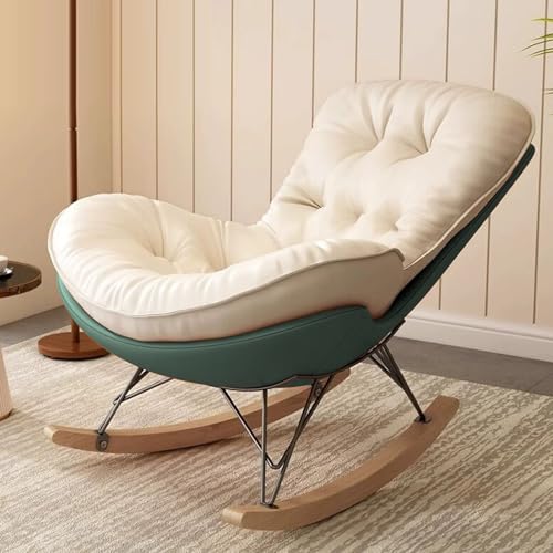 Lounge-Schaukelstuhl, Gepolsterte Sessel mit Hoher Rückenlehne, Moderner, Gemütlicher Schaukelstuhl for Wohnzimmer, Schlafzimmer und Büro Lounge-Schaukelstuhl, Gepolsterte Sessel mit Hoher Rückenlehne, Moderner, Gemütlicher Schaukelstuhl for Wohnzimmer, Schlafzimmer und Büro von Generisch
