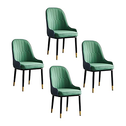 Loungesessel Set von 4 – PU-Leder Modern Einfach für Wohnzimmer, Schlafzimmer, Küche, Hotelempfang – Esszimmerstühle zu Hause von Generisch