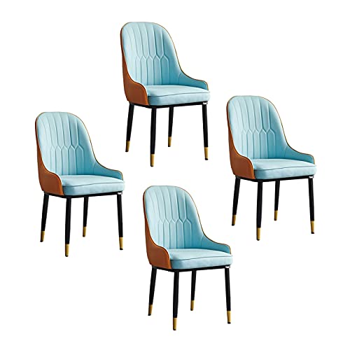 Loungesessel Set von 4 – PU-Leder Modern Einfach für Wohnzimmer, Schlafzimmer, Küche, Hotelempfang – Esszimmerstühle zu Hause von Generisch