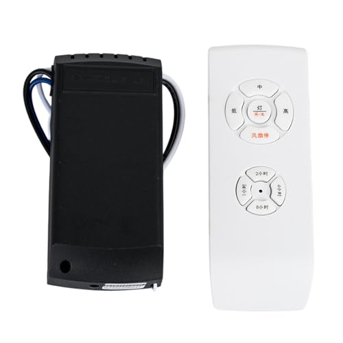Lüfterlampencontroller | Smart Deckenlüfter Light Controller | Lüfterleuchten Für Drahtlose Deckenleuchten Fernbedienungs -Kit | 3-Gang-Wind- Und Lichtkontrolle Passt Die Meisten Lüfter 15 M Reichweit Lüfterlampencontroller | Smart Deckenlüfter Light Controller | Lüfterleuchten Für Drahtlose Deckenleuchten Fernbedienungs -Kit | 3-Gang-Wind- Und Lichtkontrolle Passt Die Meisten Lüfter 15 M Reichweit von Generisch