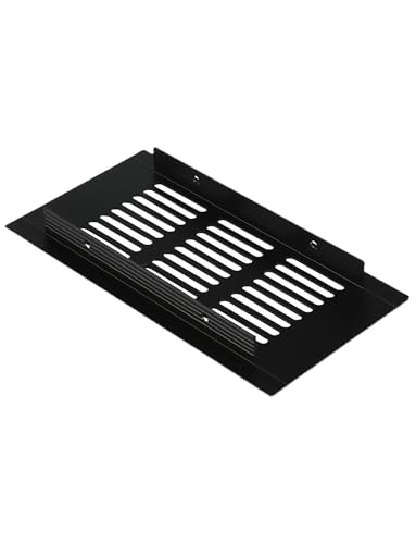 Lüftungsgitter aus Aluminium, rechteckiges Lüftungsloch zur Wärmeableitung for Schränke, Möbel, PC-Gehäuse, DIY-Projekte(80x250mm/3.1x9.8in) von Generisch