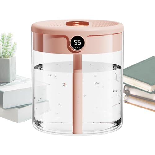 Luftbefeuchter für Schlafzimmer – Luftbefeuchter mit doppelter Kapazität mit großem Fassungsvermögen mit 2-Liter-Tank | Schreibtisch-Diffusoren, digitaler Feuchtigkeitssensor des Displays Luftbefeuchter für Schlafzimmer – Luftbefeuchter mit doppelter Kapazität mit großem Fassungsvermögen mit 2-Liter-Tank | Schreibtisch-Diffusoren, digitaler Feuchtigkeitssensor des Displays von Generisch