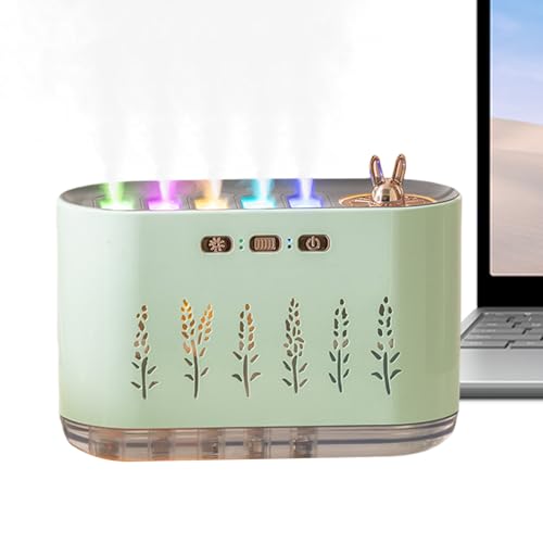 Luftbefeuchter für Zuhause – 7 Farben, Licht, kühler Nebel, Schlafzimmer, Baby-Luftbefeuchter, verstellbarer Aromatherapie-Öl-Diffusor für Winter, trockene Luft, Auto, Zuhause Luftbefeuchter für Zuhause – 7 Farben, Licht, kühler Nebel, Schlafzimmer, Baby-Luftbefeuchter, verstellbarer Aromatherapie-Öl-Diffusor für Winter, trockene Luft, Auto, Zuhause von Generisch