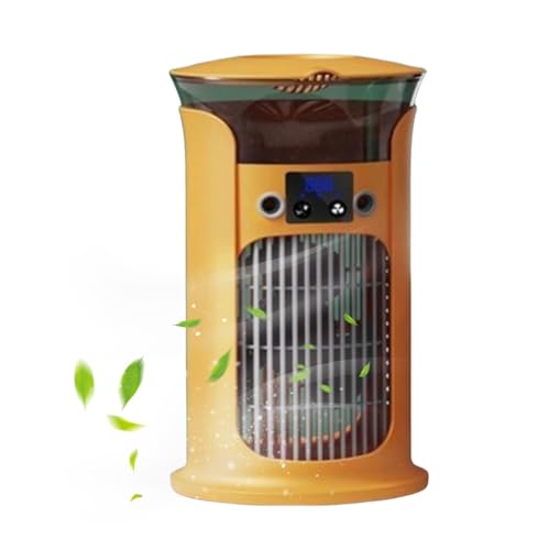 Luftkühler - Luftbefeuchter Mit LED-Beleuchtung | 3 Windgeschwindigkeiten Kühlgerät Mit LED Licht Für Schlafzimmer Büro Kinderzimmer Camping Garten Wohnung Luftkühler - Luftbefeuchter Mit LED-Beleuchtung | 3 Windgeschwindigkeiten Kühlgerät Mit LED Licht Für Schlafzimmer Büro Kinderzimmer Camping Garten Wohnung von Generisch