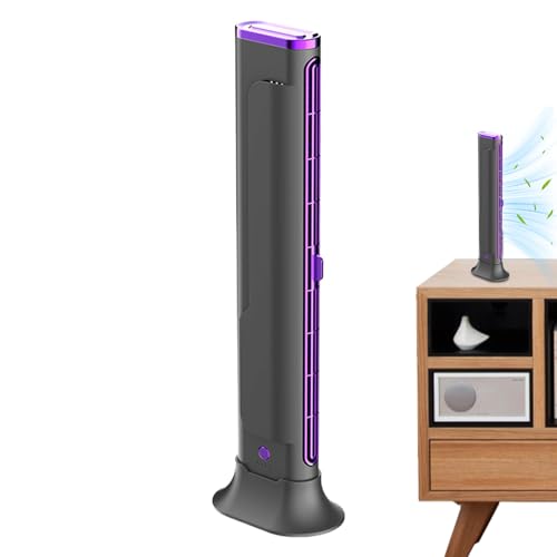 Luftkühlungsventilator | Tragbarer Klimaanlagen Kühlventilator - Tragbarer Wiederaufladbarer 3 Geschwindigkeiten Kompakt Raumkühler Für Schreibtisch Zuhause Büro Wohnung Studentenzimmer von Generisch