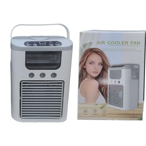 Luftkühlventilator, persönlicher Luftkühler,Desktop -Luftkühlerlüfter mit Mist | Tabletop-Luftbefeuchtermaschine mit 3-Gang-Design zur Entspannung, Arbeiten, Naptime von Generisch