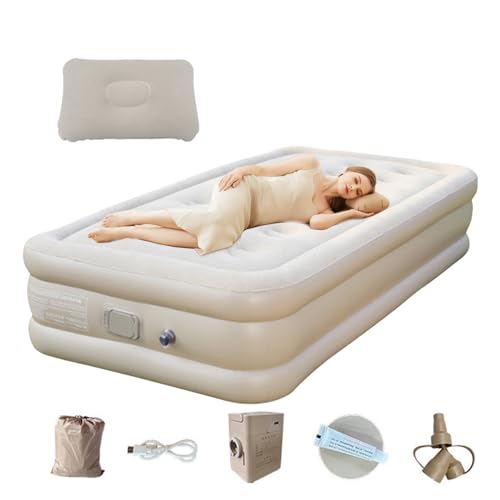 Luftmatratze - Campingluftbett | Tragbare Schlafmatte | Verdickte Campingmatratze | Selbstblenden Doppellagerbett | Schlafkissen mit eingebauter Pumpe | Memory Foam luftertopper zum Wandern und im Fre Luftmatratze - Campingluftbett | Tragbare Schlafmatte | Verdickte Campingmatratze | Selbstblenden Doppellagerbett | Schlafkissen mit eingebauter Pumpe | Memory Foam luftertopper zum Wandern und im Fre von Generisch
