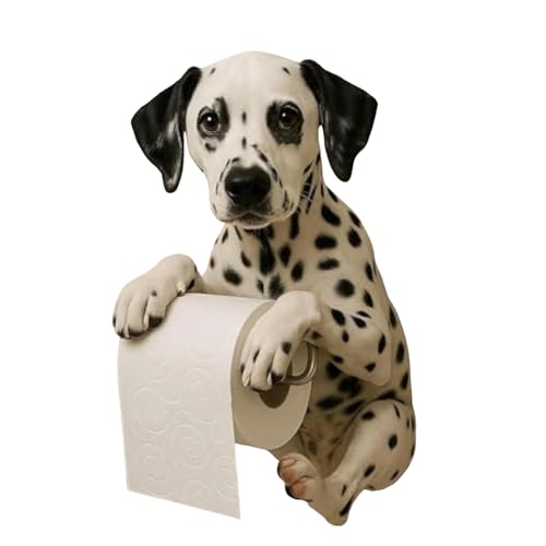 Lustiger Papiertuchhalter,Hund Toilettenpapierhalter Für Badezimmer,Tier Dekorativer Toilettenpapierhalter, Einzigartiges Geschenk Für Hundeliebhaber, Wohnaccessoires Für Küche Und Bad von Generisch