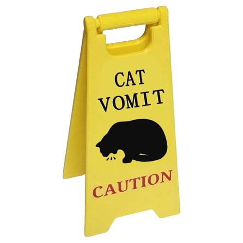 Lustiges Katzenerbrochenes Warnschild Niedliche und Humorvolle Warnung für Garten und Schreibtisch Originelle Deko mit Katzen und Hundekotz Motiv Witziges Tisch und Gartenschild Lustiges Katzenerbrochenes Warnschild Niedliche und Humorvolle Warnung für Garten und Schreibtisch Originelle Deko mit Katzen und Hundekotz Motiv Witziges Tisch und Gartenschild von Generisch