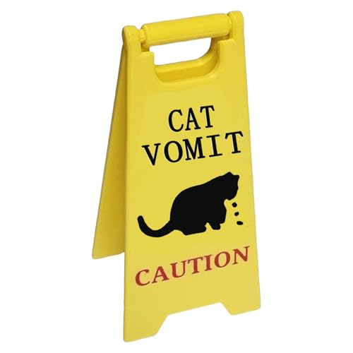 Lustiges Katzenerbrochenes Warnschild Niedliche und Humorvolle Warnung für Garten und Schreibtisch Originelle Deko mit Katzen und Hundekotz Motiv Witziges Tisch und Gartenschild Lustiges Katzenerbrochenes Warnschild Niedliche und Humorvolle Warnung für Garten und Schreibtisch Originelle Deko mit Katzen und Hundekotz Motiv Witziges Tisch und Gartenschild von Generisch