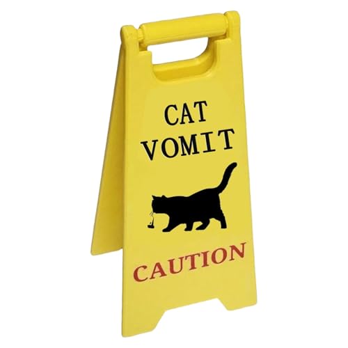 Lustiges Katzenerbrochenes Warnschild Niedliche und Humorvolle Warnung für Garten und Schreibtisch Originelle Deko mit Katzen und Hundekotz Motiv Witziges Tisch und Gartenschild Lustiges Katzenerbrochenes Warnschild Niedliche und Humorvolle Warnung für Garten und Schreibtisch Originelle Deko mit Katzen und Hundekotz Motiv Witziges Tisch und Gartenschild von Generisch