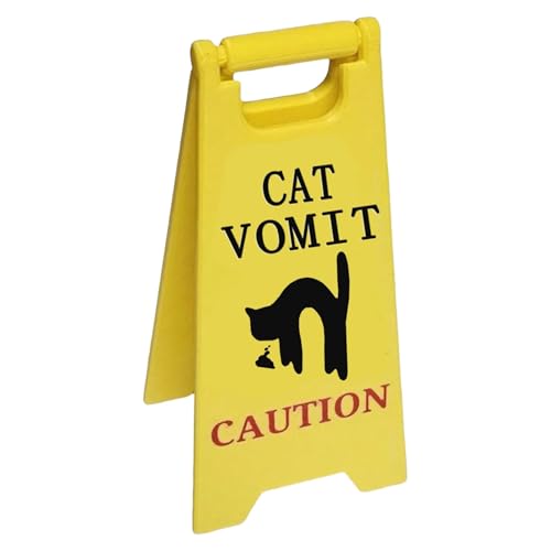 Lustiges Katzenerbrochenes Warnschild Niedliche und Humorvolle Warnung für Garten und Schreibtisch Originelle Deko mit Katzen und Hundekotz Motiv Witziges Tisch und Gartenschild Lustiges Katzenerbrochenes Warnschild Niedliche und Humorvolle Warnung für Garten und Schreibtisch Originelle Deko mit Katzen und Hundekotz Motiv Witziges Tisch und Gartenschild von Generisch
