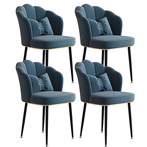 Luxuriöse Esszimmerstühle aus Samt, 4er-Set, mit Beinen aus Karbonstahl, ideal für Zuhause, Arbeitszimmer oder Schminktisch, bequeme Rückenlehne und stabiles Design für Maniküre oder Esszimmer Luxuriöse Esszimmerstühle aus Samt, 4er-Set, mit Beinen aus Karbonstahl, ideal für Zuhause, Arbeitszimmer oder Schminktisch, bequeme Rückenlehne und stabiles Design für Maniküre oder Esszimmer von Generisch