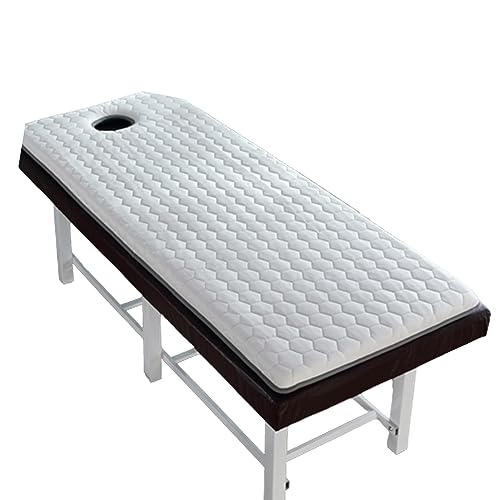 Luxuriöse Memory-Foam-Matratze mit dreifachem Kopf, Tischschutz, Spa-Bett-Matratzenbezug mit Atemloch, Grau, 60 x 190 cm, 2 cm Luxuriöse Memory-Foam-Matratze mit dreifachem Kopf, Tischschutz, Spa-Bett-Matratzenbezug mit Atemloch, Grau, 60 x 190 cm, 2 cm von Generisch