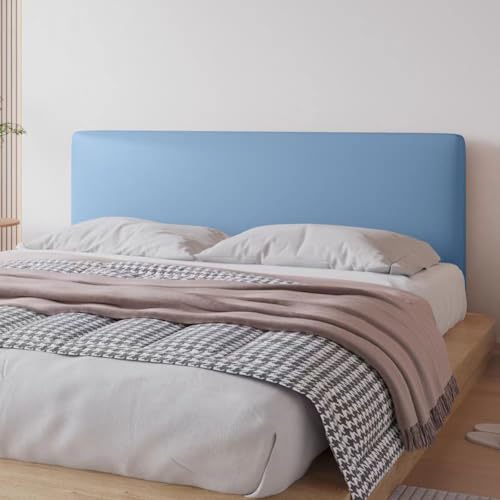 Luxuriöser Kopfteilbezug aus Kunstleder, dehnbar, einfarbig, passend für Super-Kingsize-, Doppel- und Einzelbetten – Blau – 110 x 140 cm – elegantes und langlebiges Design Luxuriöser Kopfteilbezug aus Kunstleder, dehnbar, einfarbig, passend für Super-Kingsize-, Doppel- und Einzelbetten – Blau – 110 x 140 cm – elegantes und langlebiges Design von Generisch