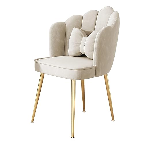 Luxuriöser Samtsessel mit goldfarbenen Metallbeinen für Wohnzimmer, Schlafzimmer, Esszimmer oder Café – elegantes Design für Komfort und Stil von Generisch
