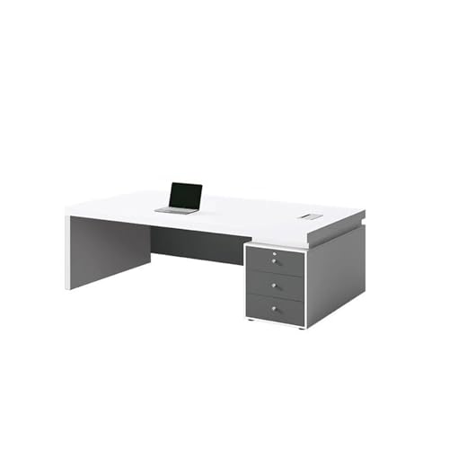 Luxuriöser moderner PC-Büroschreibtisch – einfacher großer Tisch für Chef und Senior – ergonomisches Design mit Stuhl-Kombination – ideal für Zuhause und Arbeit (2,0 x 0,8 x 0,75 m) von Generisch
