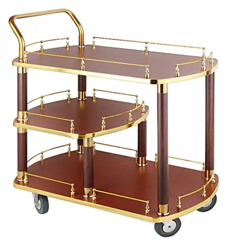 Luxus Bar Servierwagen für Hotels & Restaurants Vintage Industrie Holz Trolley Abnehmbarer Catering Wagen für Cafés & Events Stilvoller Servierwagen für Esszimmer Luxus Bar Servierwagen für Hotels & Restaurants Vintage Industrie Holz Trolley Abnehmbarer Catering Wagen für Cafés & Events Stilvoller Servierwagen für Esszimmer von Generisch