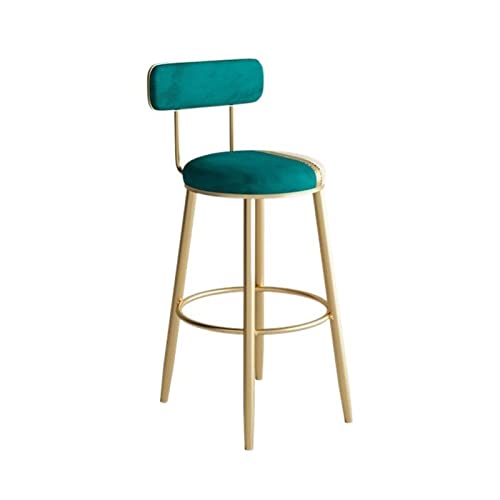 Luxus Nordic Barhocker mit Rückenlehne - Eleganter grüner Hochstuhl für Restaurant Bäckerei Empfang Küche - Modernes Design Bequeme Sitzgelegenheit Ideal für Esszimmer Luxus Nordic Barhocker mit Rückenlehne - Eleganter grüner Hochstuhl für Restaurant Bäckerei Empfang Küche - Modernes Design Bequeme Sitzgelegenheit Ideal für Esszimmer von Generisch