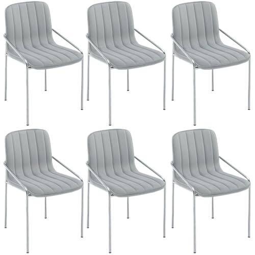 Luxus Samt Esszimmerstühle 6er Set Single Light Luxus Wohnzimmer Schlafzimmer Drehstühle mit Metallstützbeinen Klassischer Stil Freizeit Drehstühle Luxus Samt Esszimmerstühle 6er Set Single Light Luxus Wohnzimmer Schlafzimmer Drehstühle mit Metallstützbeinen Klassischer Stil Freizeit Drehstühle von Generisch