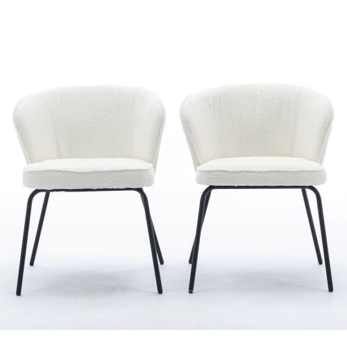 Luxus Samt Esszimmerstuhl 2er Set Muschelstil Beige Drehstühle mit Metallbeinen für Wohnzimmer oder Schlafzimmer Luxus Samt Esszimmerstuhl 2er Set Muschelstil Beige Drehstühle mit Metallbeinen für Wohnzimmer oder Schlafzimmer von Generisch