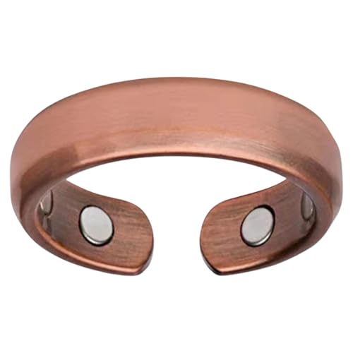 Lymphdrainage Magnetring Damen Herren Frauen Finger Reines Kupfer Magnete Verstellbar Magnetische Rings Für Therapeutischer Polierter Lifestyle-Ring Starker Magnet Magnetringe Damen Lymphdrainage Magnetring Damen Herren Frauen Finger Reines Kupfer Magnete Verstellbar Magnetische Rings Für Therapeutischer Polierter Lifestyle-Ring Starker Magnet Magnetringe Damen von Generisch