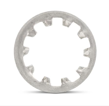 M2 bis M30 Einzelne Premium Zahnscheiben aus V2A, innen gezackte Sicherungsscheibe Edelstahl (50 Stück, M12) von Generisch