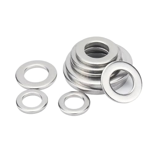 M3 /4/5 /6/8 /10~/24 316 Edelstahl-Unterlegscheibe Metalldichtung Erhöhte Dicke: 0,5-10 mm(M20x72x6-1pcs) von Generisch