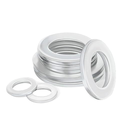 M3 /5/6 /8/10~ /30 Dichtung Ultradünne Metallschraube Unterlegscheibe Standarddickenerhöhung Meson(M12x16x1 (50pcs)) von Generisch